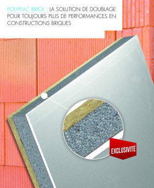 Doublage composite Polyplac Brick