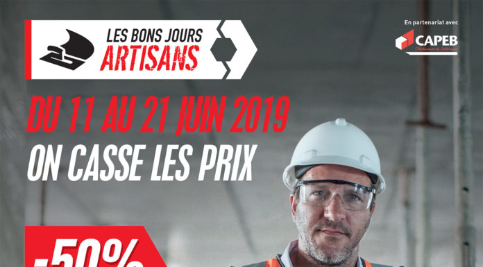 Loxam lance les bons jours artisans du 11 au 21 juin 2019