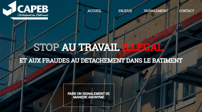 Lutte contre le travail illégal et les fraudes aux détachements : la Capeb Grand Est lance www.signalementbtp.fr