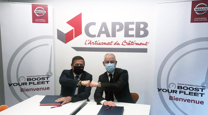 La Capeb et Nissan s’associent pour faciliter l’accès aux véhicules utilitaires auprès des entreprises artisanales du bâtiment