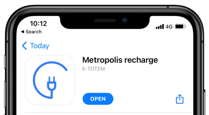 Métropolis, réseau de bornes de recharge électrique de la Métropole du Grand Paris, lance son application mobile