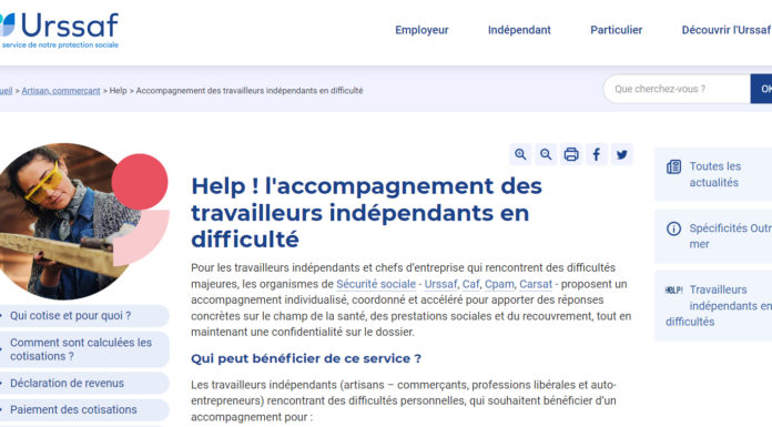 Indépendants en difficulté : l’offre de la Sécurité sociale