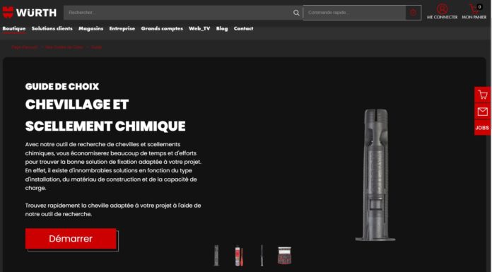 Guide de choix chevillage et scellement chimique