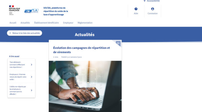Taxe d’apprentissage : allongement de la campagne de répartition jusqu’au 9 novembre inclus