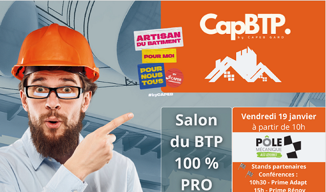 Capeb Gard : CapBTP, le salon 100 % pro du BTP