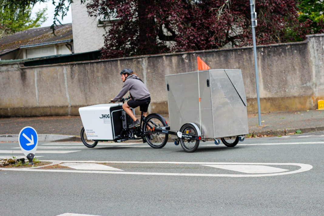 vélo cargo mobilité douce artisan