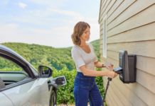Une borne de recharge ultra compact
