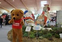 Capeb Vosges : le Coq en escale au Salon Planète & Énergies à Épinal Stand de la Capeb Vosges au salon Planète et Energies