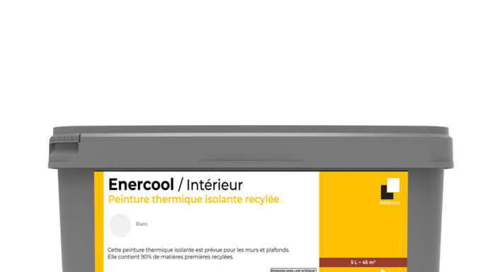 Une peinture intérieure conçue avec des déchets