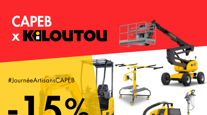 Une offre Kiloutou pour les adhérents Capeb