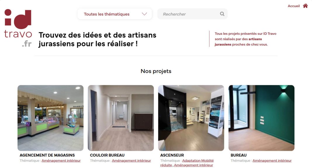 page accueil idtravo.fr Afin de mieux faire connaître les artisans locaux auprès des particuliers, la Capeb Jura a mis en ligne un nouveau site internet dans le but de faciliter la mise en relation des particuliers avec les adhérents